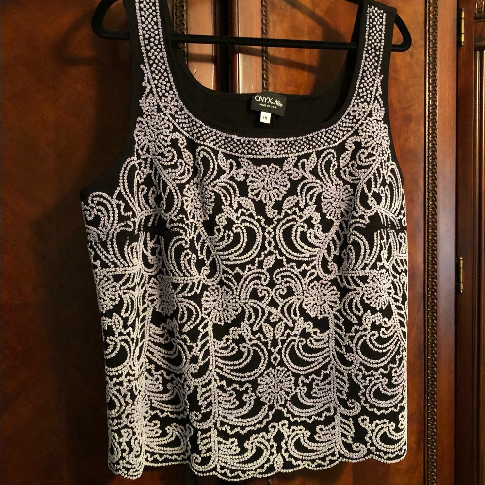 Sparkly, sleeves, sensational top